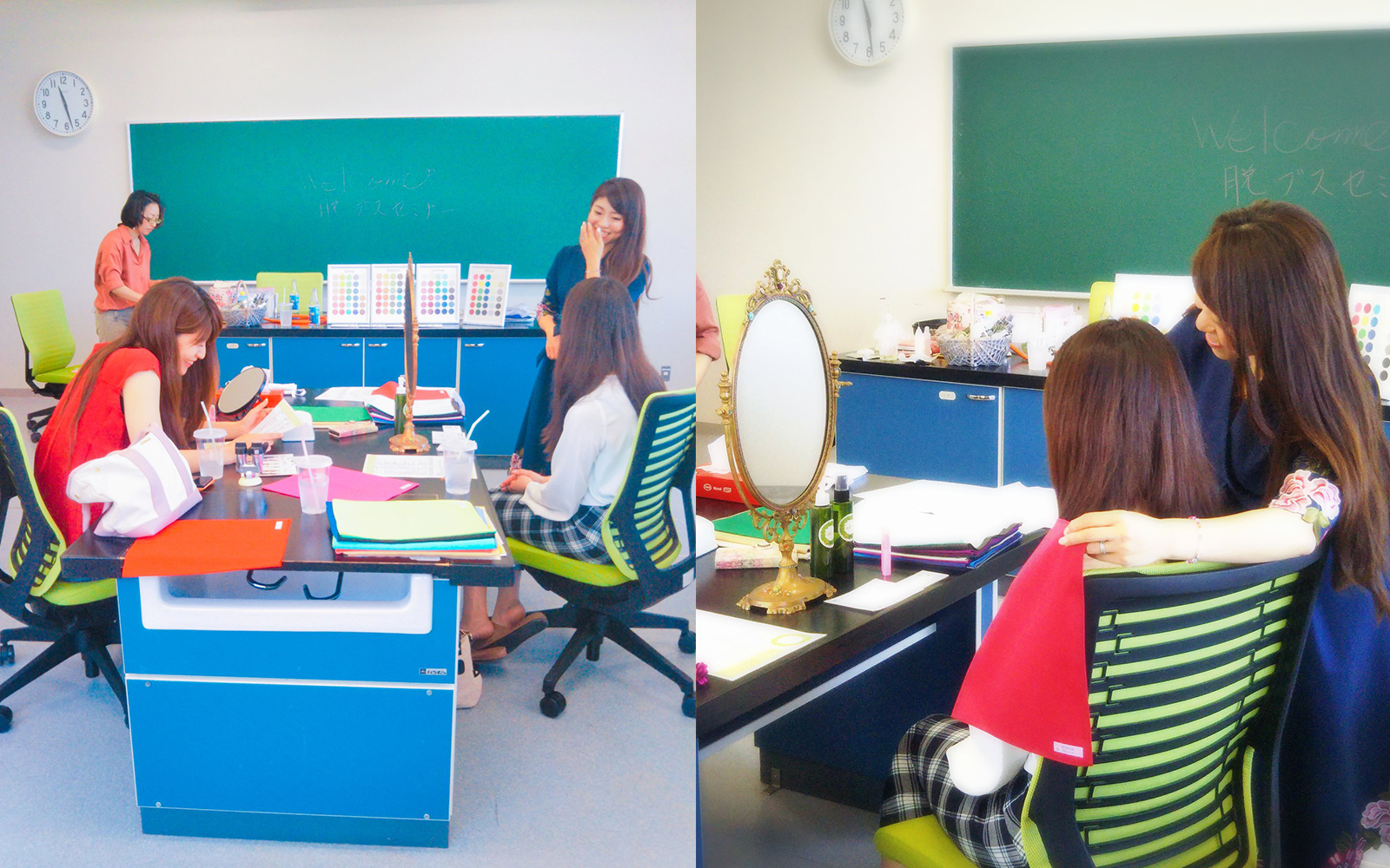 脱ブス＆手作りコスメ講座の様子